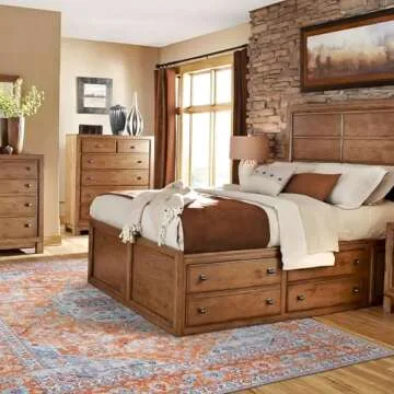 DECOMALL 8x10ft Washable Area Rug for any Room