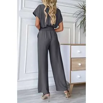 PRETTYGARDEN Women's Wide Leg Jumpsuit for Summer Style