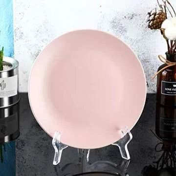 HESTYA 6 Pack 7 Inch Acrylic Easel Stand for Display