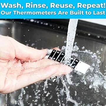 Quick Read Forehead Thermometer Strips - Safe & Reusable