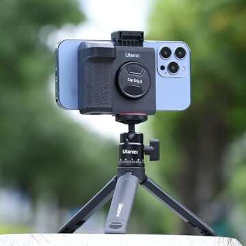 CapGrip II – Smartphone Camera Grip Holder with Remote Control