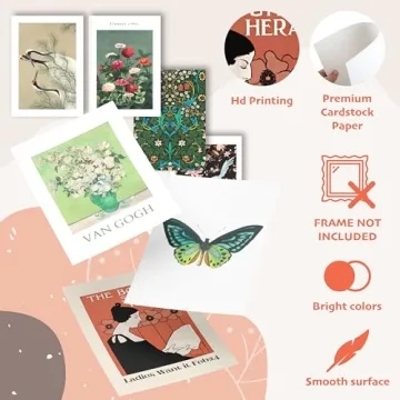 Vintage Eclectic Wall Art Prints for Home and Dorm