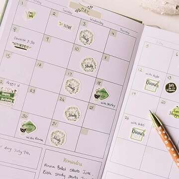 Christian Planner and Devotional with Gift Box – Undated 12 Month Calendar with Weekly Planning, Devotional and Journal - Beautiful Vegan Leather Cover - GFW Life Premium A5 2025 Planners