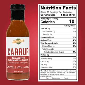 KC Natural - Carrup Paleo AIP No Tomato Ketchup 14 oz