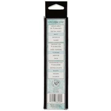 Grumbacher Vine Charcoal, Soft, Black, 3 Pack - Sketching Essentials