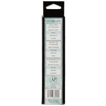 Grumbacher Vine Charcoal, Soft, Black, 3 Pack - Sketching Essentials