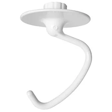 Belleone K45DH Dough Hook Attachment for KitchenAid, Coated Dough Hook for Kitchen Aid K45 K45SS KSM90 KSM150 Tilt-Head Stand Mixers, Bread Hook for 4.5/5.0 Quart Bowel
