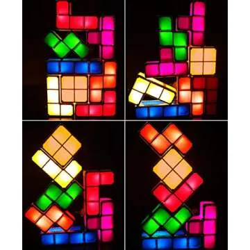 Bitopbi Stackable Night Light - 7 Colors & Fun Design