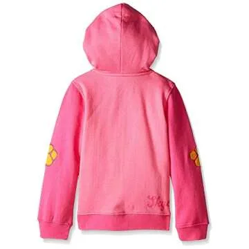 Paw Patrol Little Girls' Skye Toddler Hoodie, Hot Pink/Heather Pink, 4T