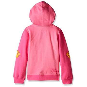 Paw Patrol Little Girls' Skye Toddler Hoodie, Hot Pink/Heather Pink, 4T