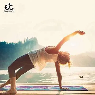 Ewedoos Non Slip Yoga Towel - Perfect for Hot Yoga