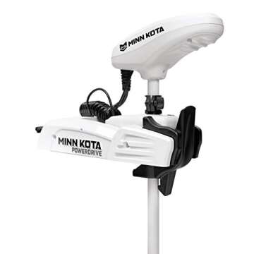 Minn Kota Riptide PowerDrive with i-Pilot Saltwater Bow-Mount Trolling Motor, 70/IP_BT/54-Inch Shaft