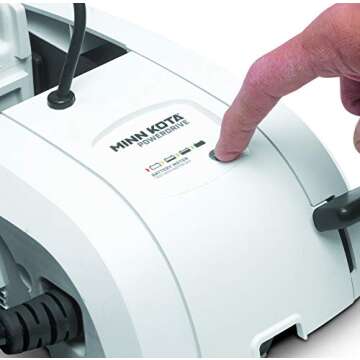 Minn Kota Riptide PowerDrive with i-Pilot Saltwater Bow-Mount Trolling Motor, 70/IP_BT/54-Inch Shaft