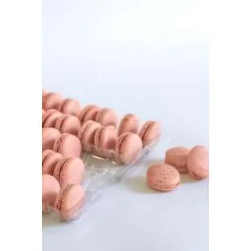 Vend Exchange Clear Plastic Macaron Containers - Fits 35 Macarons (Pack of 10)