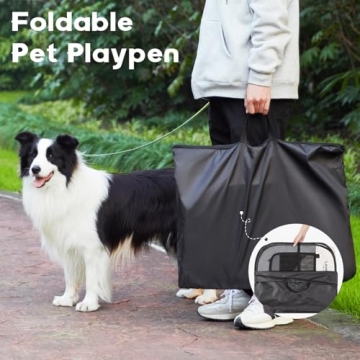 Love's Cabin Portable Pet Playpen for Indoor and Outdoor Use