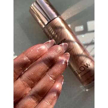 Makeup Revolution, Molten Body Glow, Rose Gold, 100ml