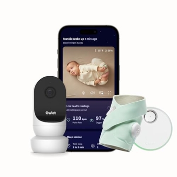 Owlet Dream Duo Smart Baby Monitor with Health Tracking - Peace of Mind for Parents