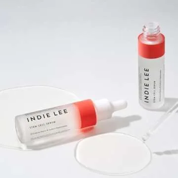 Indie Lee Stem Cell Serum - Anti-Aging Face Serum with Triple Stem Cell Complex & Soothing Botanicals - Helps Minimize Multiple Signs of Aging, Boost Firmness and Provides Instant Hydration (30ml)