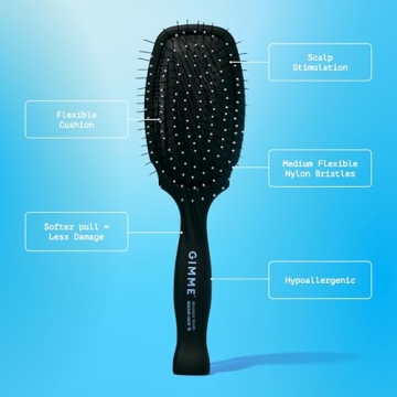 Gimme Beauty Medium Hair Brush - Anti-Static & Heat Resistant