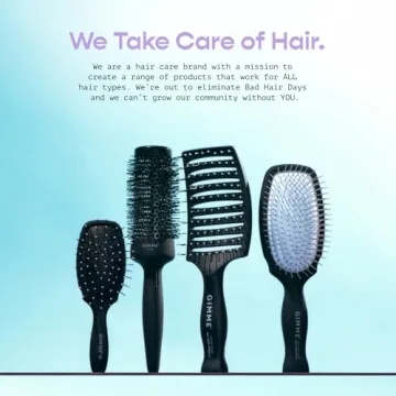 Gimme Beauty Medium Hair Brush - Anti-Static & Heat Resistant