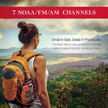 Hand Crank Radio & LED Flashlight for Emergencies