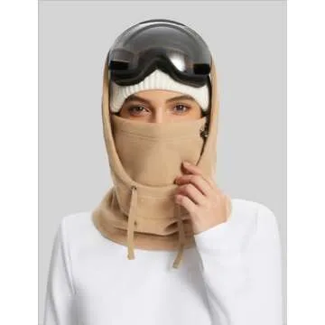 BALEAF Fleece Balaclava for Men and Women - Warm Ski Mask