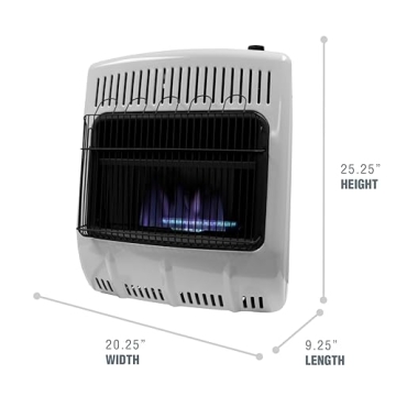 Mr. Heater Blue Flame Propane Heater - 20,000 BTU Comfort