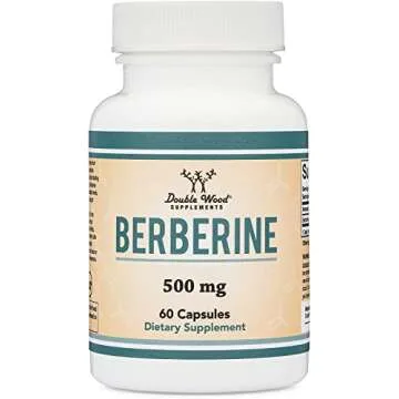 Double Wood Berberine 500mg Capsules for Heart Health