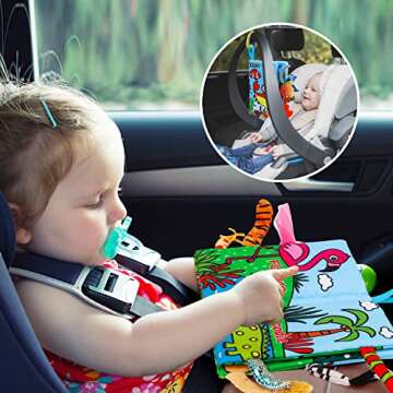 Multifunctional Baby Books for 0-6 Months Sensory Play