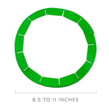 Cornucopia Silicone Pie Crust Shields 2-Pack Adjustable Green