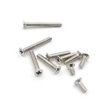 HVAZI M3 Stainless Steel Phillips Flat Head Machine Screws Assortment Kit