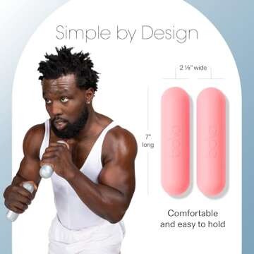 Bala Bars 3lb Dumbbell Set for Versatile Workouts