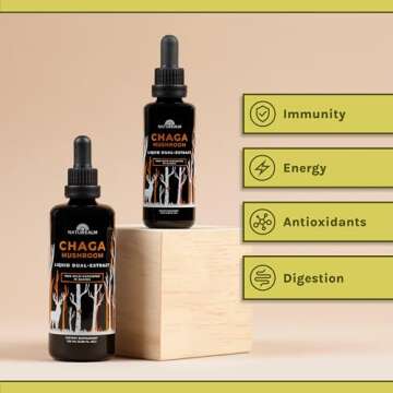 Naturealm Chaga Tincture for Immune Support & Wellness