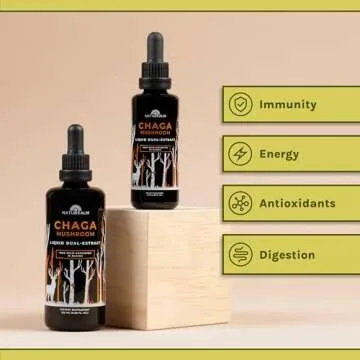 Naturealm Chaga Tincture for Immune Support & Wellness