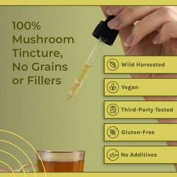 Naturealm Chaga Tincture for Immune Support & Wellness