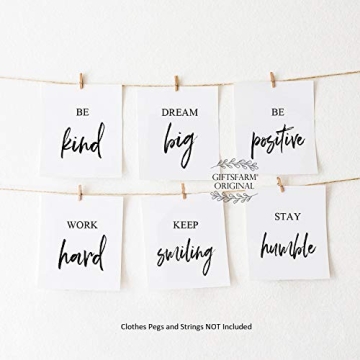 GIFTSFARM Inspirational Wall Art Set Motivational Decor