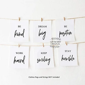 GIFTSFARM Inspirational Wall Art Set Motivational Decor