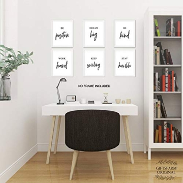GIFTSFARM Inspirational Wall Art Set Motivational Decor