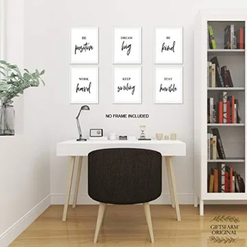 GIFTSFARM Inspirational Wall Art Set Motivational Decor