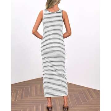 NOLLSOM Casual Sleeveless Summer Dress for Women