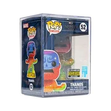 Funko Marvel Infinity Saga Thanos Art Series Pop! Vinyl Figure with Premium Pop! Protector Entertainment Earth Exclusive