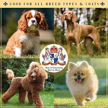 Crown Royale Ultimate Detangling Pet Spray Ready-to-Use, Removes Tangles, Prevents Stains, Repels Dirt, Made in USA, 16 oz