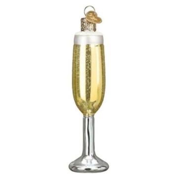 Old World Christmas Champagne Flute Ornament for Holiday Cheer