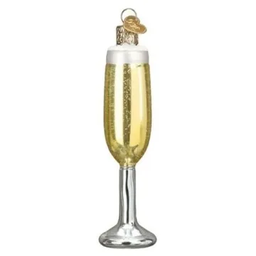 Old World Christmas Champagne Flute Ornament for Holiday Cheer