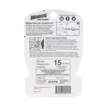 HEAROS High Fidelity Musician Ear Plugs for Concerts