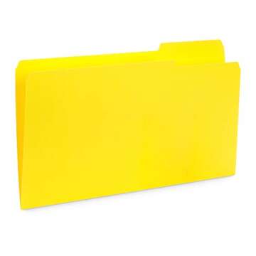 Blue Summit Supplies Colored File Folders Legal Size, 1/3 Cut Tab, Great for Organizing and Easy File Storage, 100 Per Box