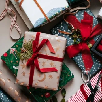 Red Velvet Christmas Bows Set of 12 with Gold Ties