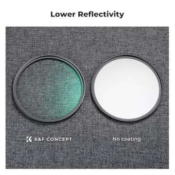 K&F Concept 82mm Black Diffusion Filter for Cinematic Effects