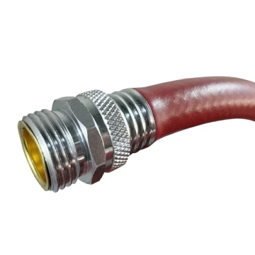 Flexon 100 ft Heavy Duty Garden Hose Non-Kink Red