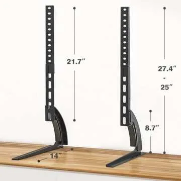 TAVR Universal TV Stand for 27-65 Inch TVs - Adjustable